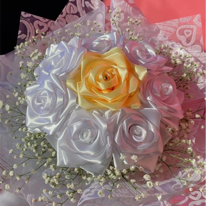 Ramo de novia - Liston - 8 Rosas